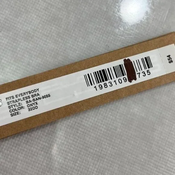 NEW SKIMS Fits Everybody Strapless Bra Onyx - Picture 6 of 8